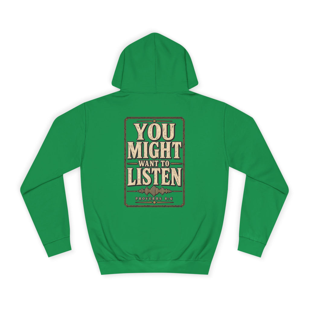 College Hoodie — Listen