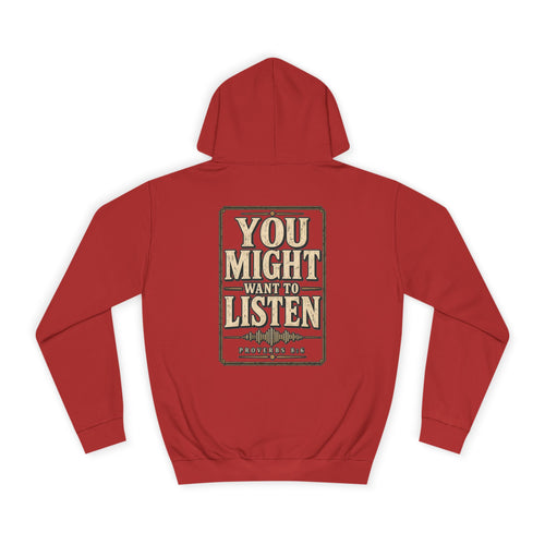 College Hoodie — Listen