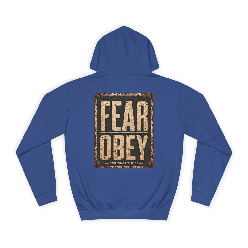 College Hoodie — Fear Obey