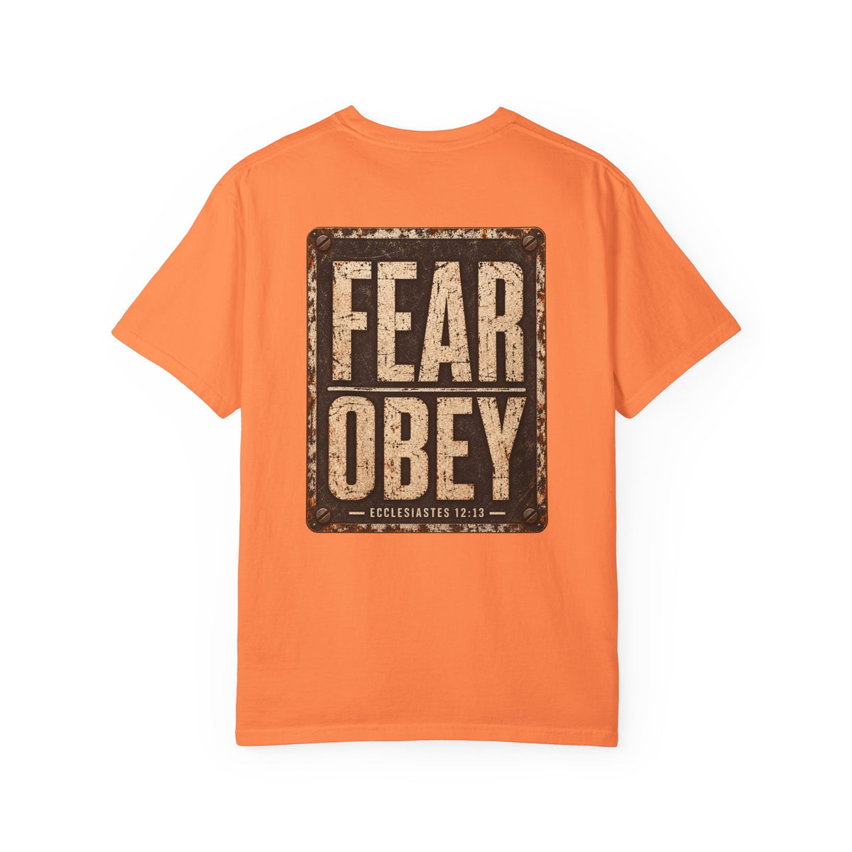 Garment Dyed T-shirt - Fear Obey