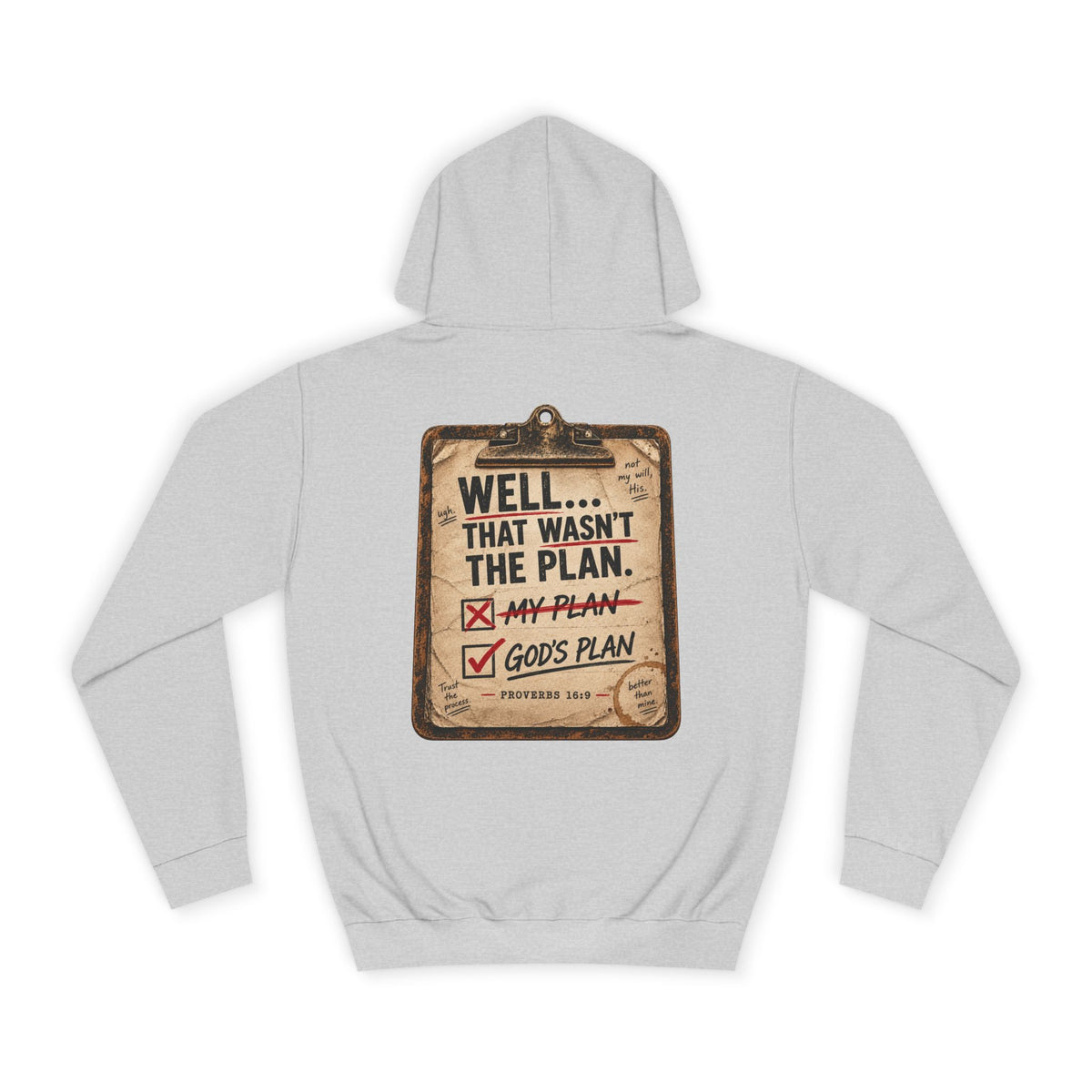 College Hoodie — Plan