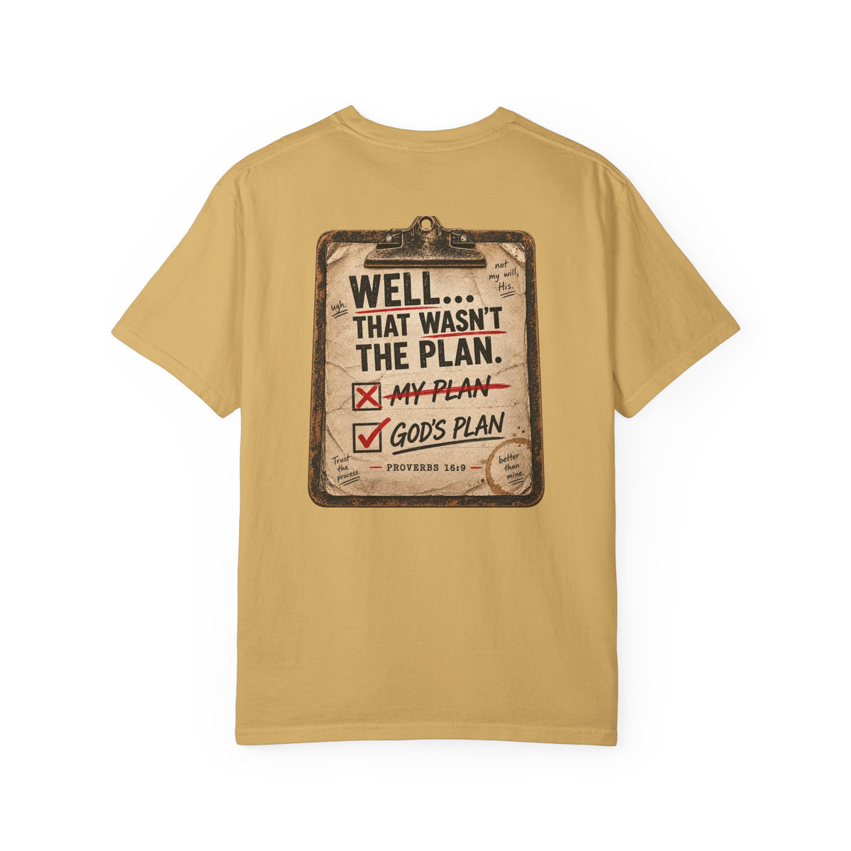 Garment Dyed T-shirt - Plan