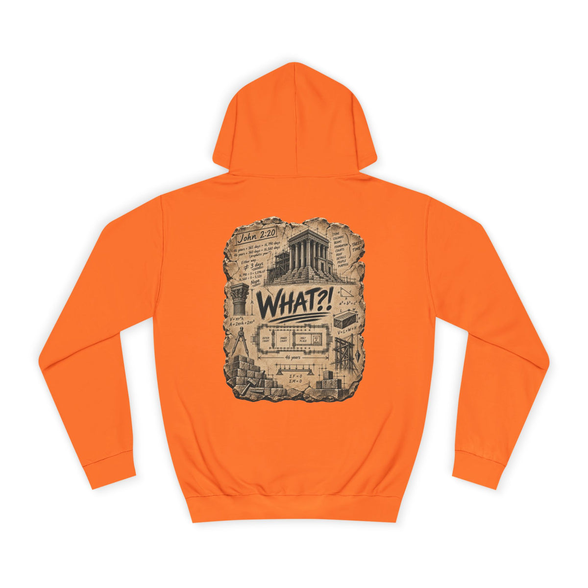 College Hoodie — What?