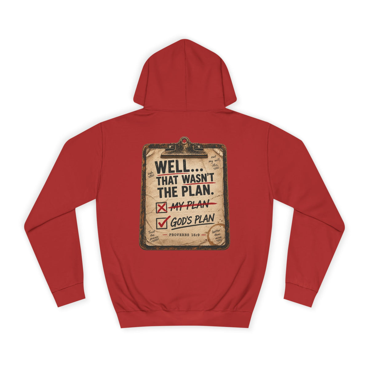 College Hoodie — Plan