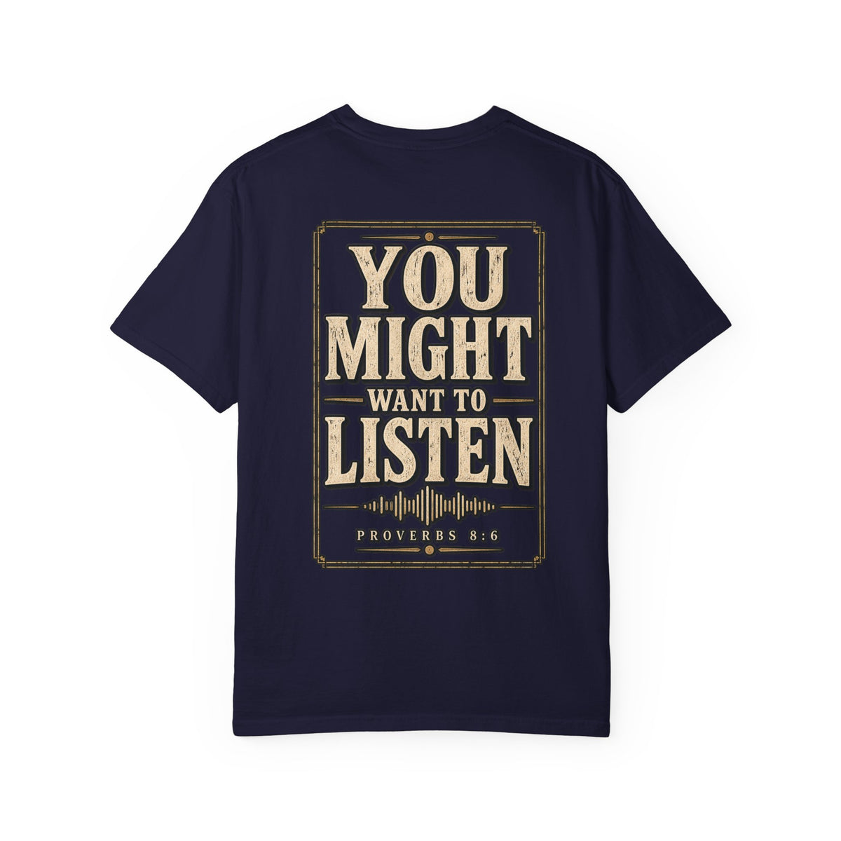 Garment Dyed T-shirt - Listen