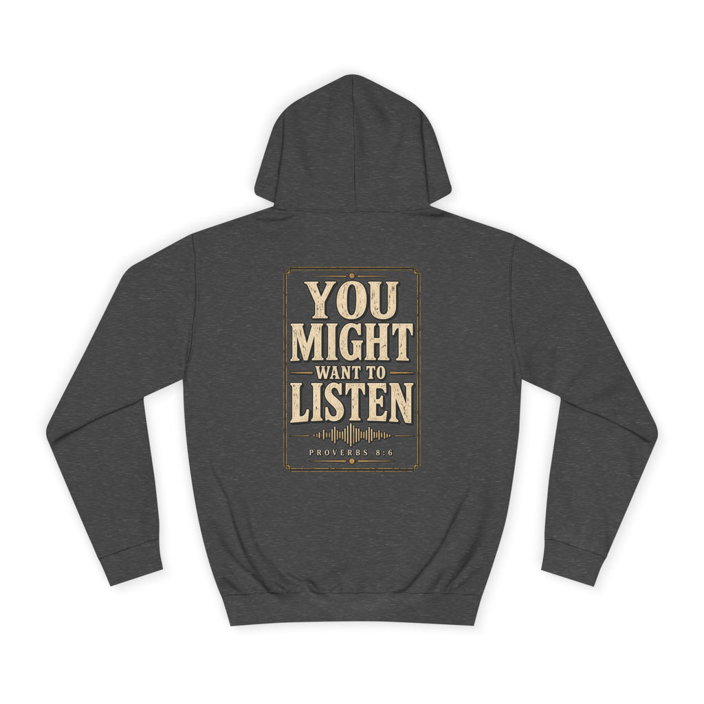 College Hoodie — Listen
