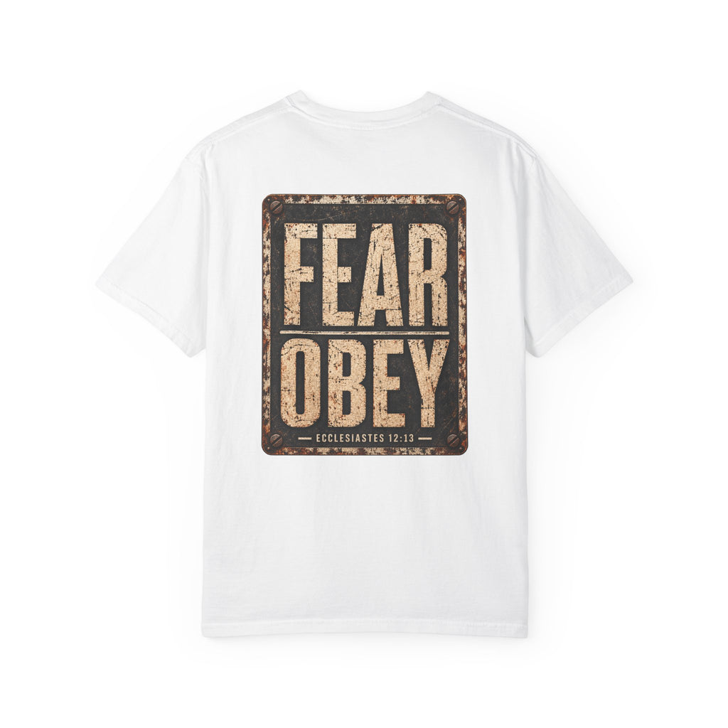 Garment Dyed T-shirt - Fear Obey