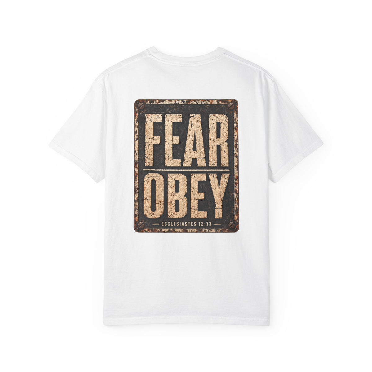 Garment Dyed T-shirt - Fear Obey