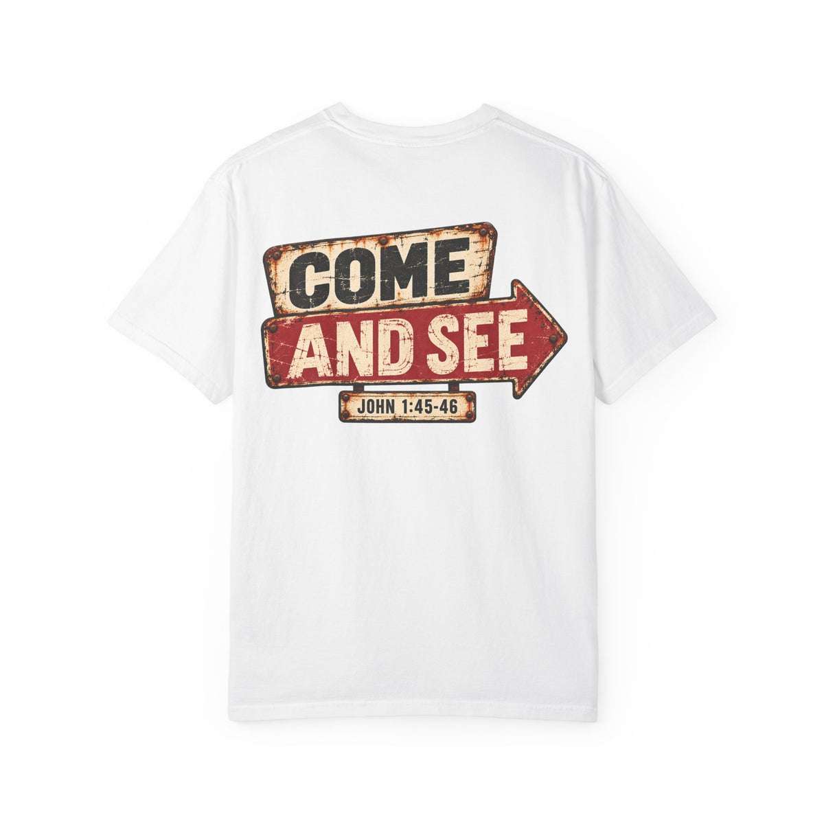 Garment Dyed T-shirt - Come & See
