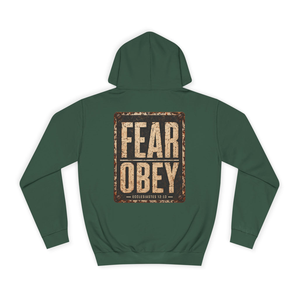 College Hoodie — Fear Obey