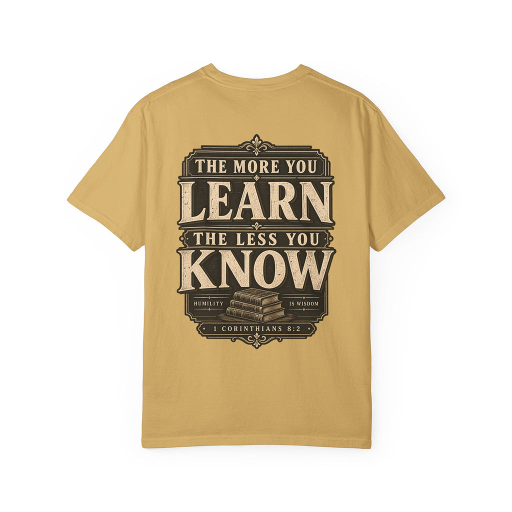 Garment Dyed T-shirt - Learn