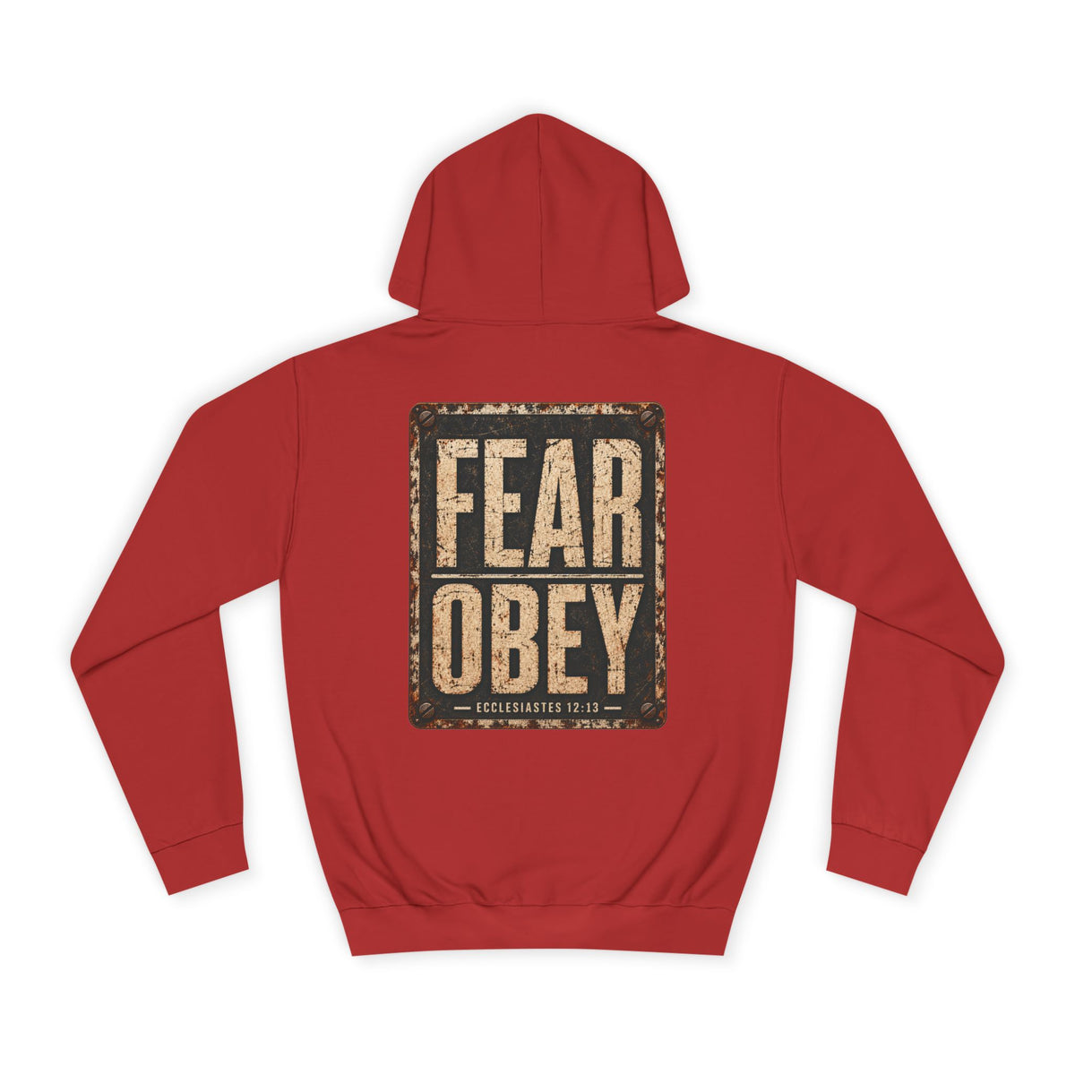 College Hoodie — Fear Obey