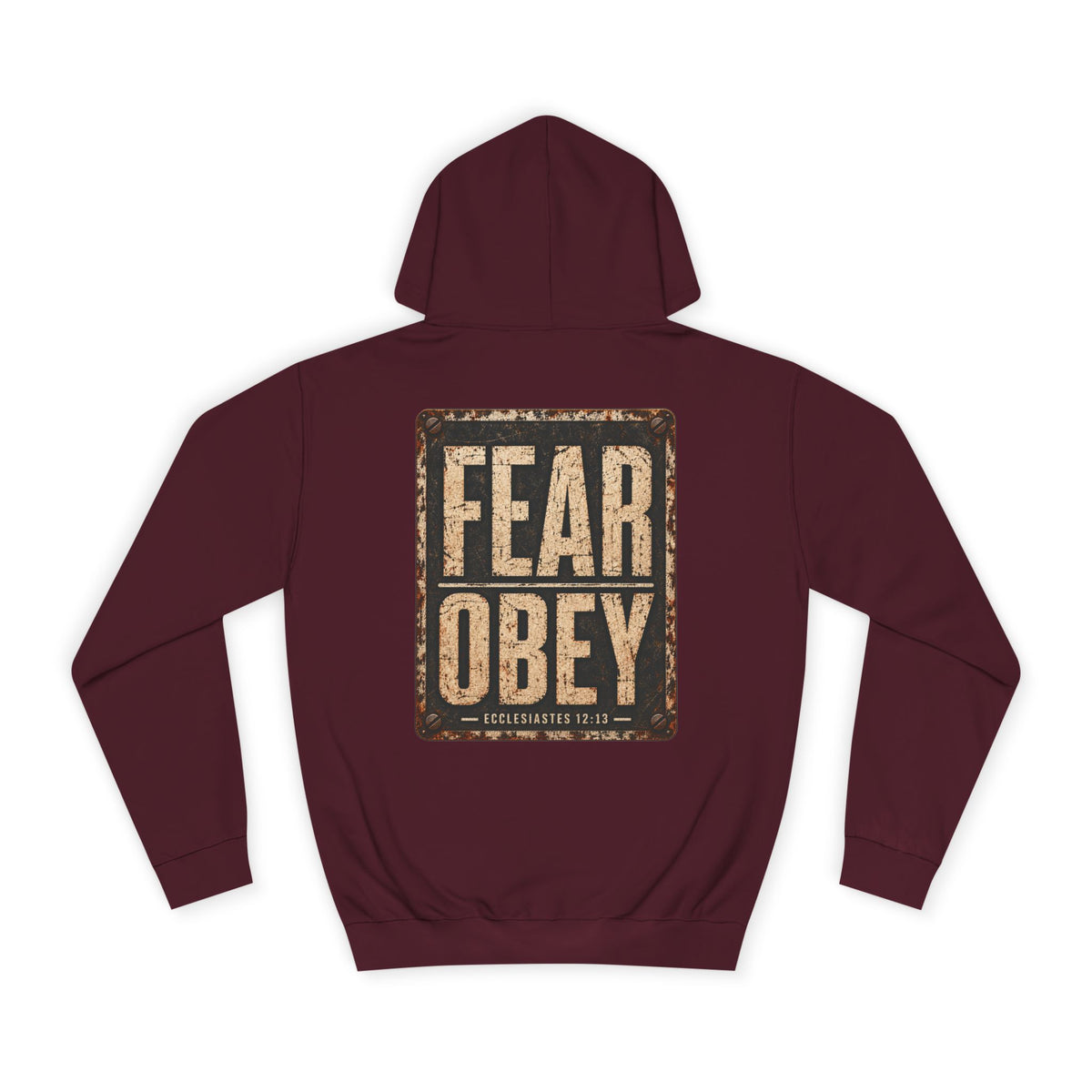 College Hoodie — Fear Obey