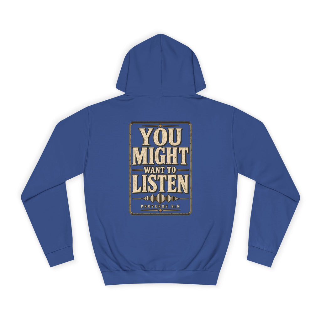 College Hoodie — Listen