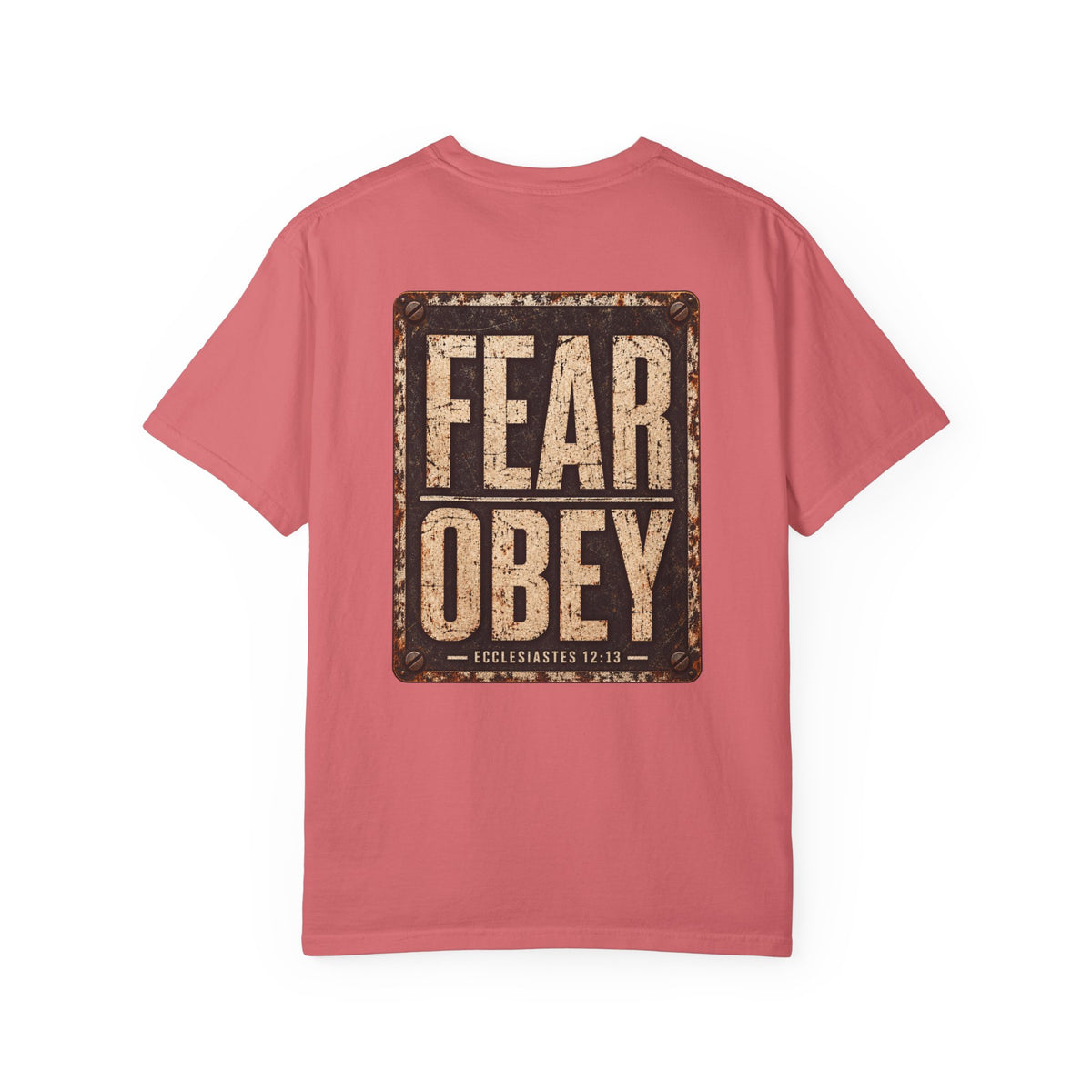 Garment Dyed T-shirt - Fear Obey