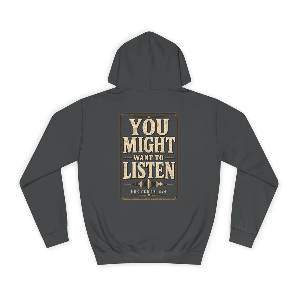 College Hoodie — Listen