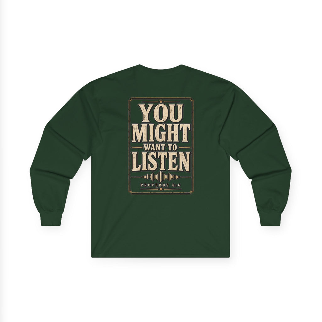 Long Sleeve Tee — Listen