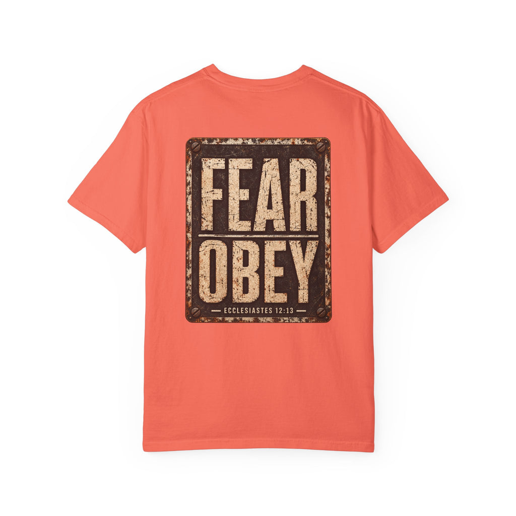 Garment Dyed T-shirt - Fear Obey