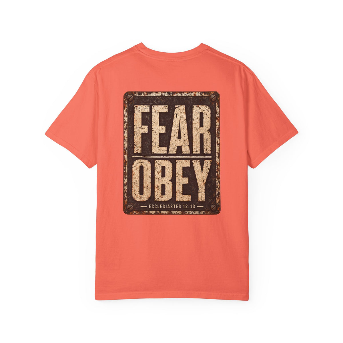 Garment Dyed T-shirt - Fear Obey
