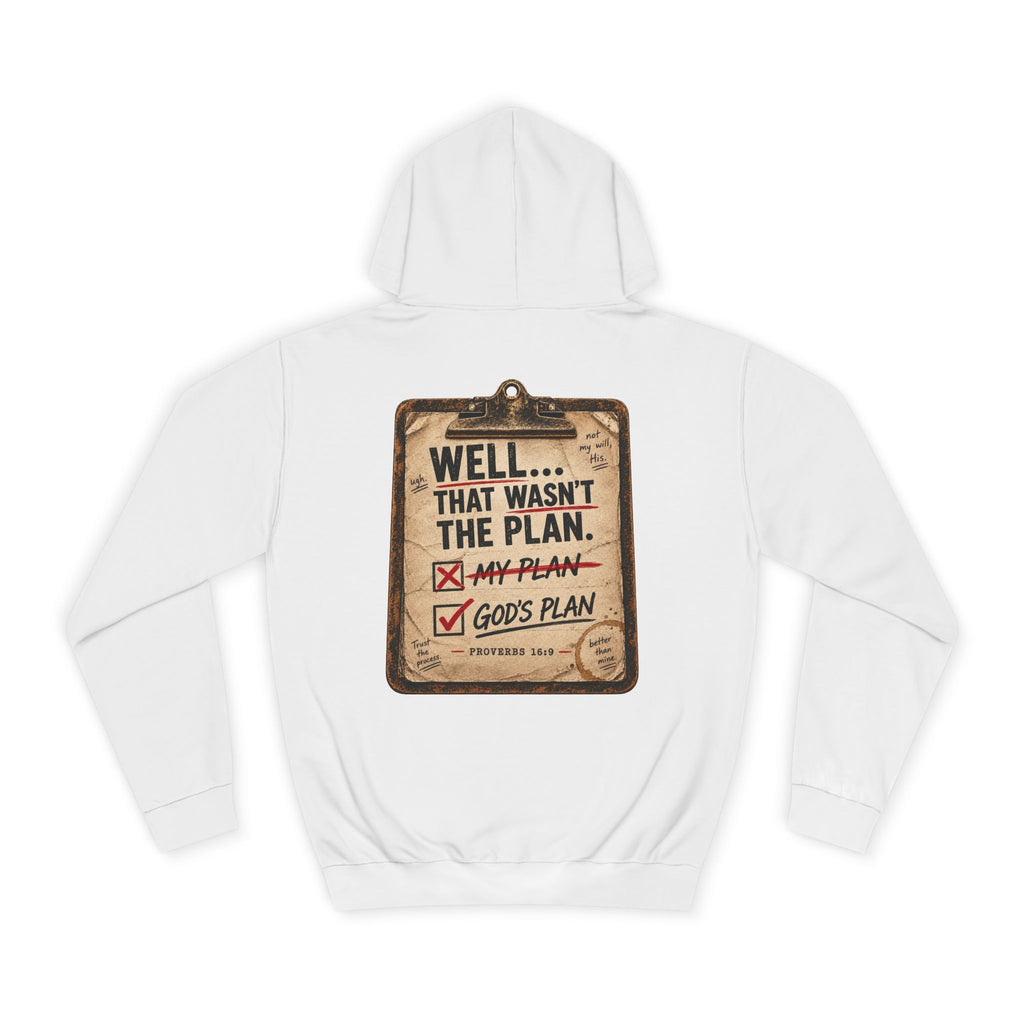 College Hoodie — Plan