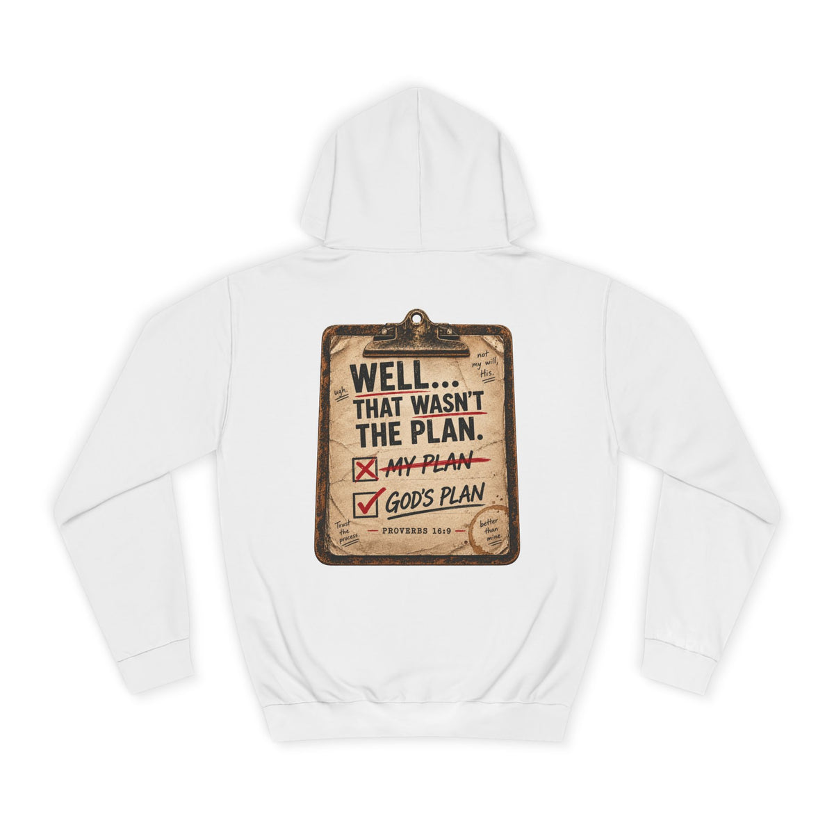 College Hoodie — Plan