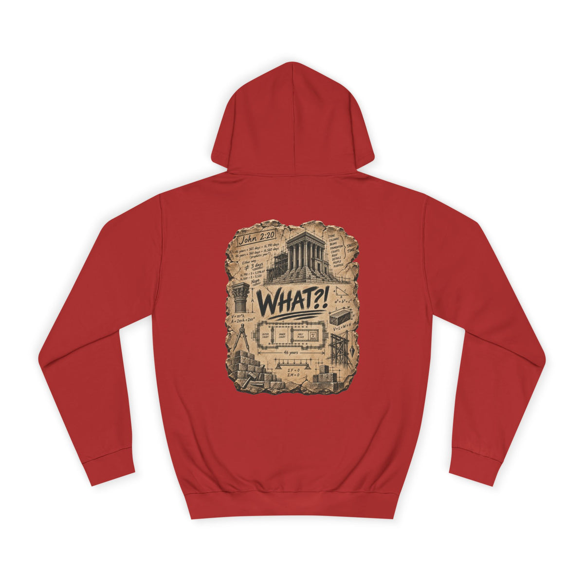 College Hoodie — What?