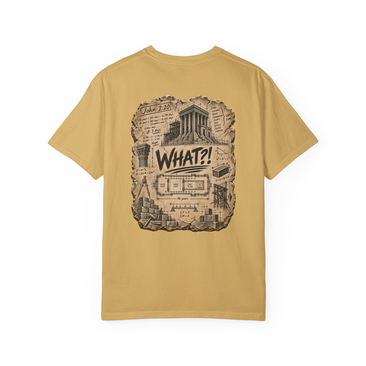 Garment Dyed T-shirt - What?