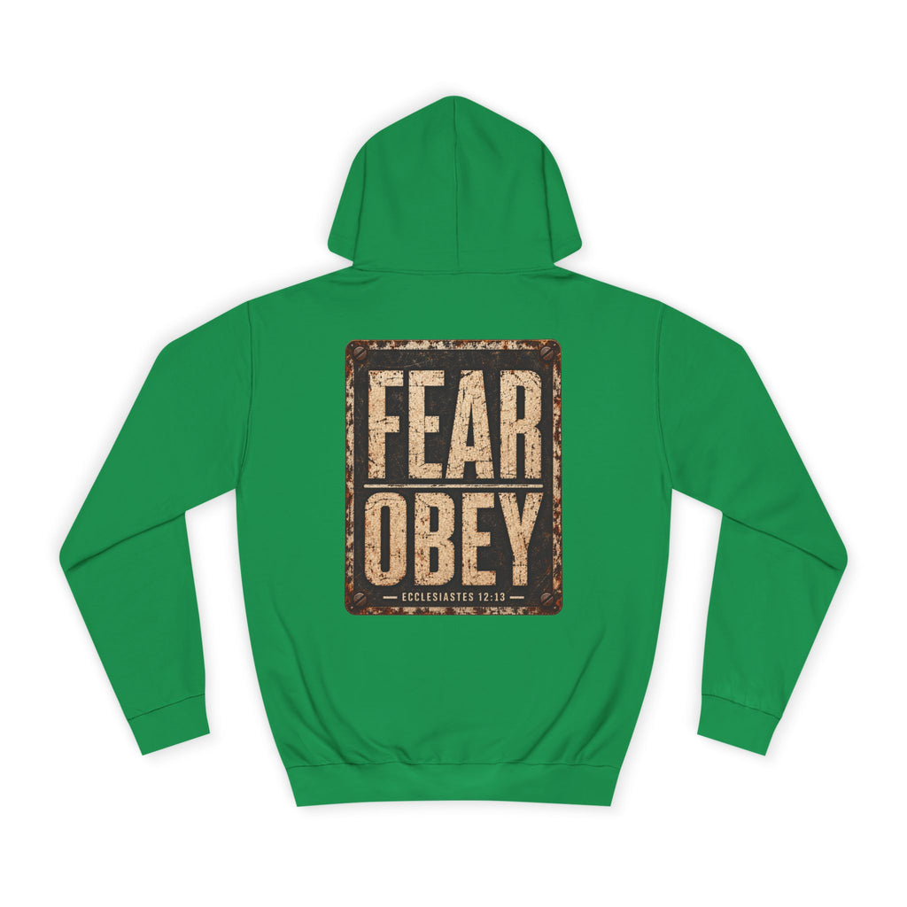 College Hoodie — Fear Obey