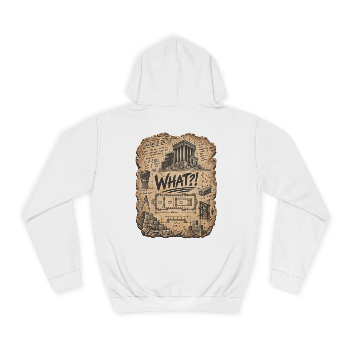 College Hoodie — What?