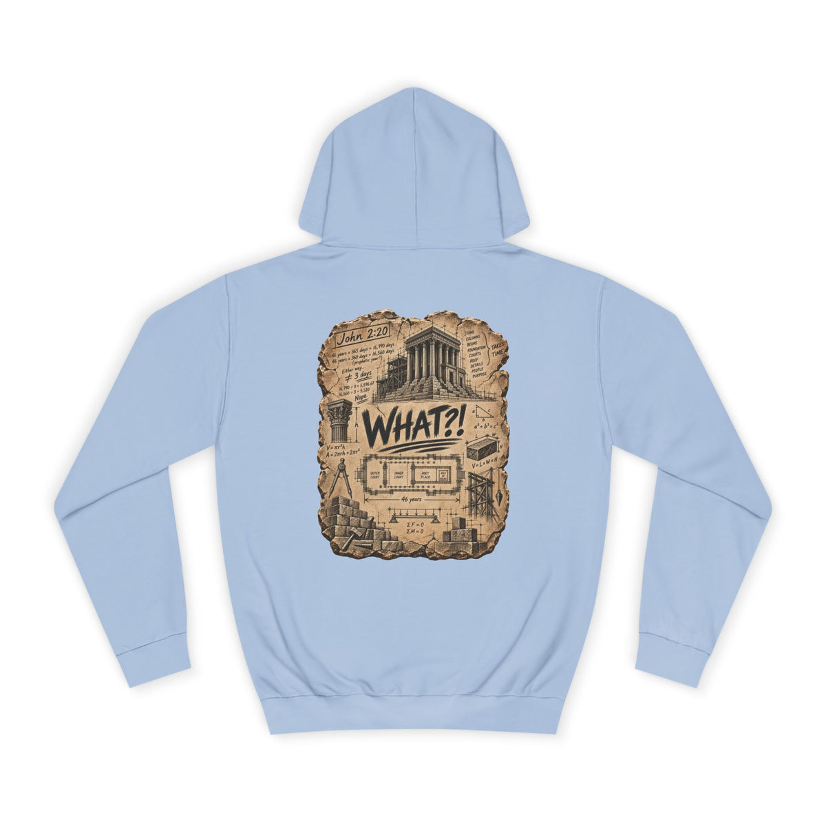 College Hoodie — What?
