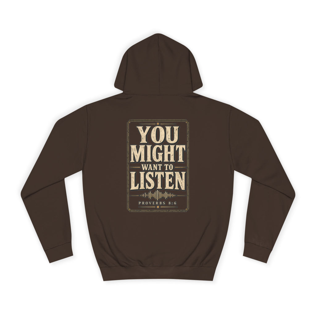 College Hoodie — Listen