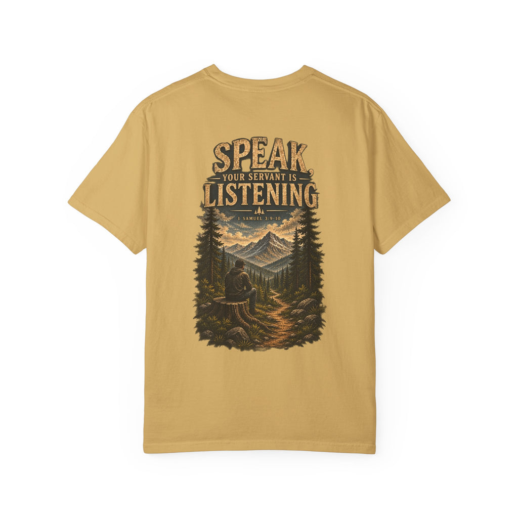 Garment Dyed T-shirt - Speak