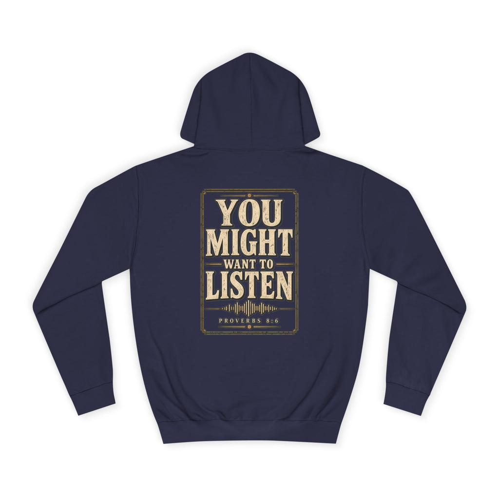 College Hoodie — Listen