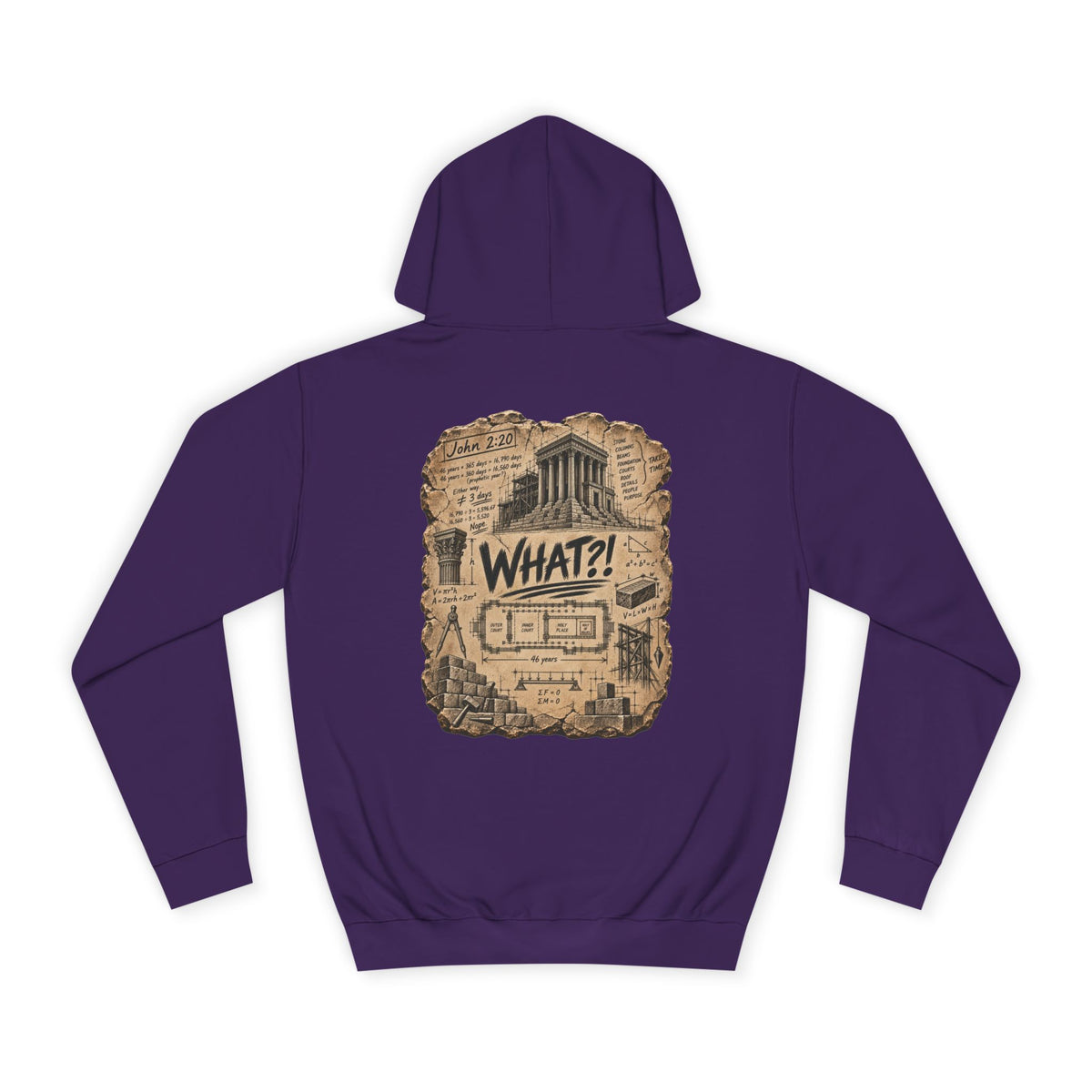 College Hoodie — What?