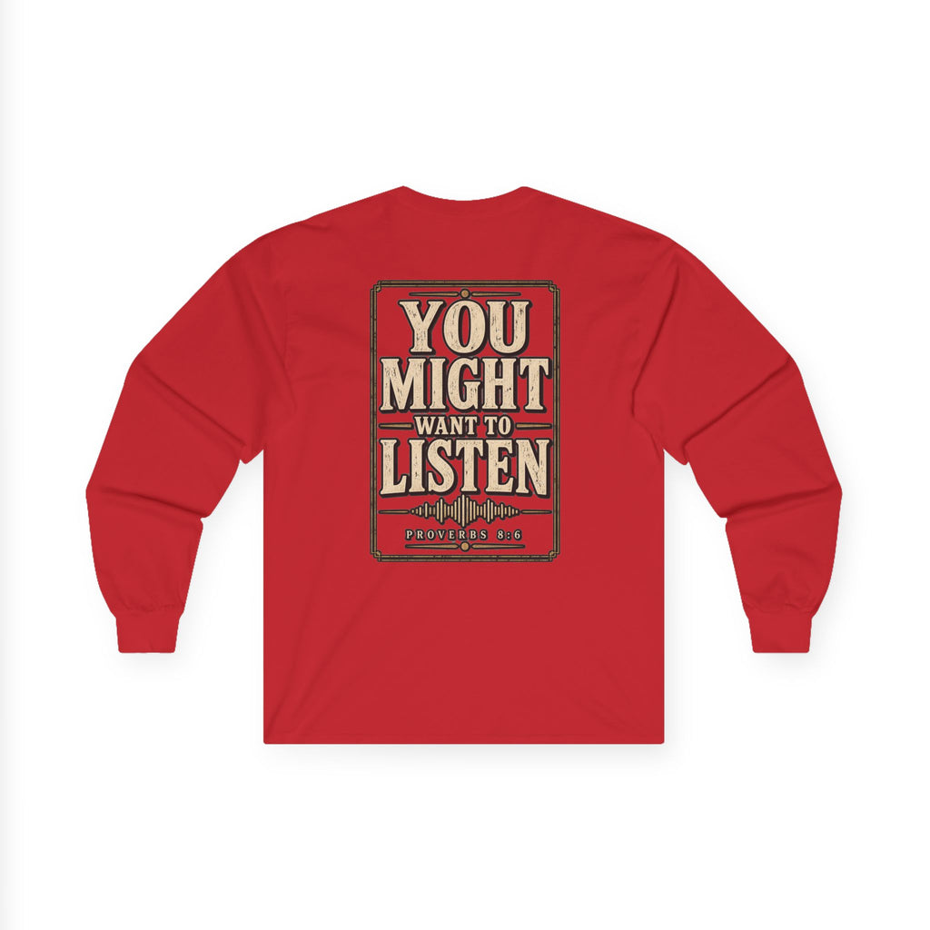 Long Sleeve Tee — Listen