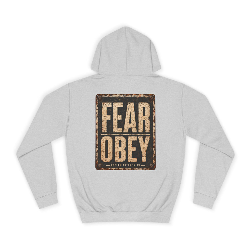 College Hoodie — Fear Obey