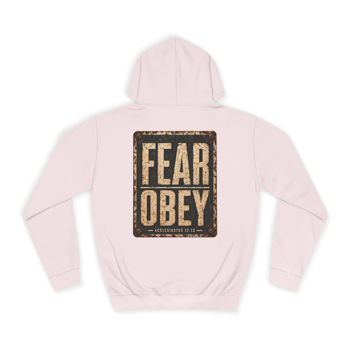 College Hoodie — Fear Obey