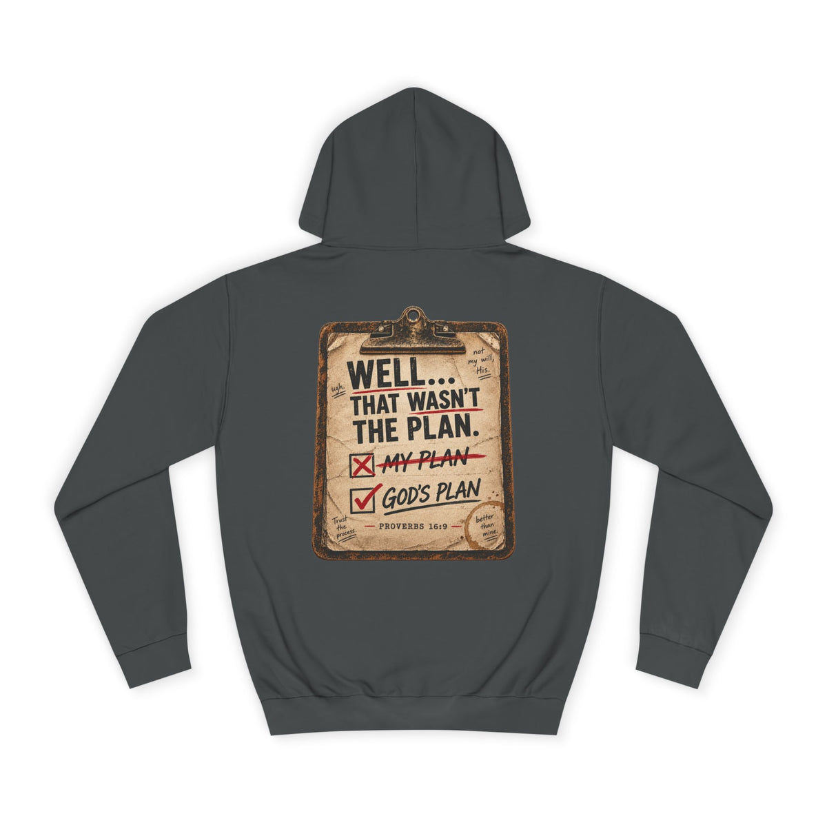 College Hoodie — Plan