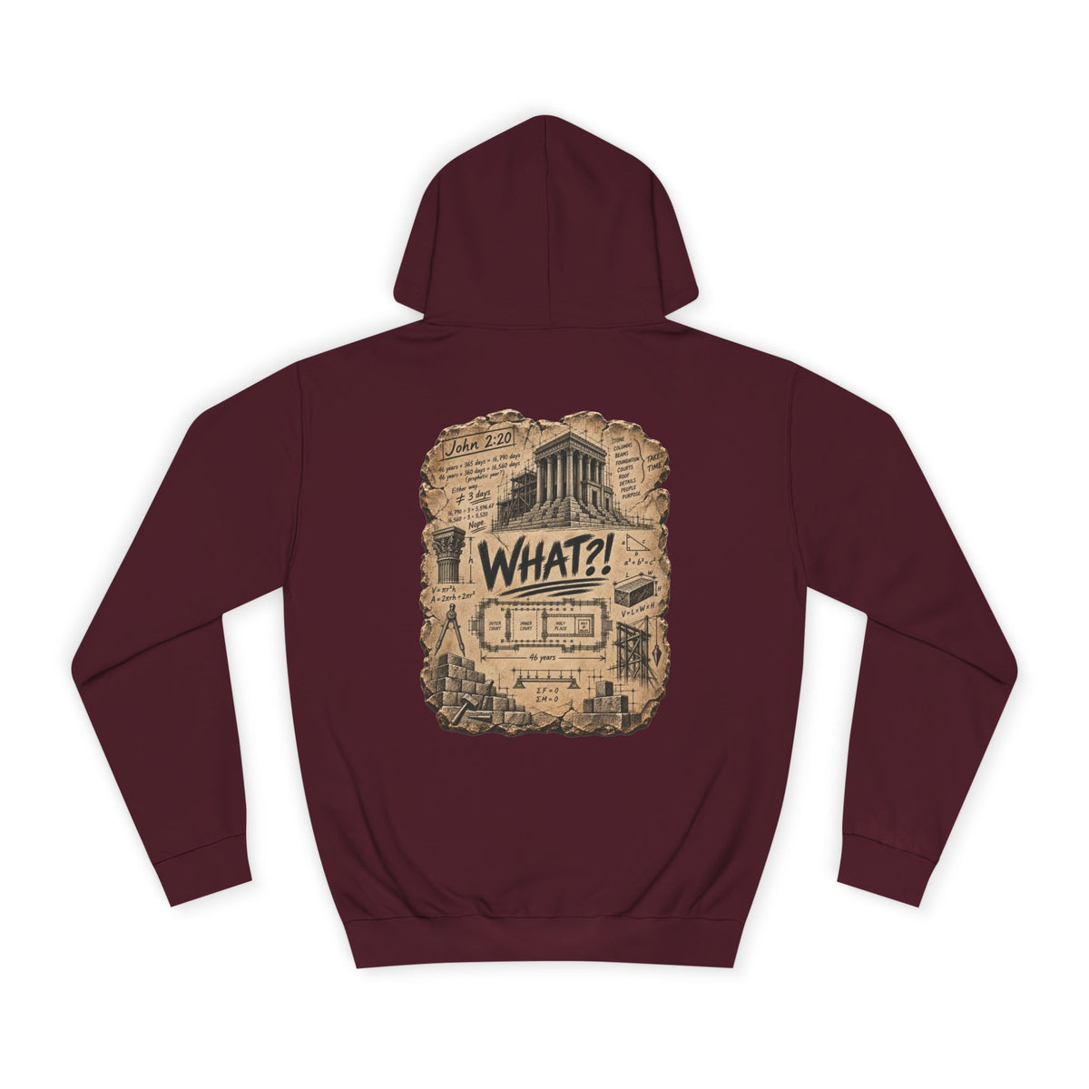College Hoodie — What?