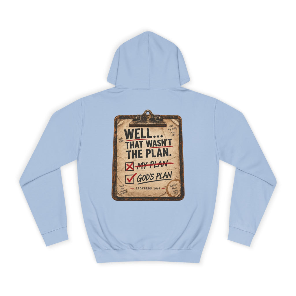 College Hoodie — Plan