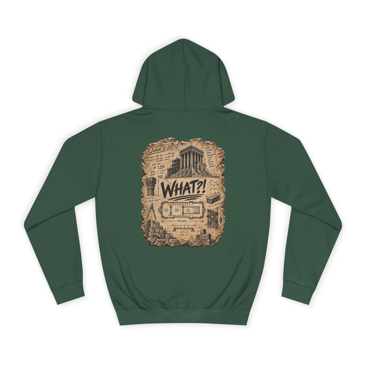 College Hoodie — What?