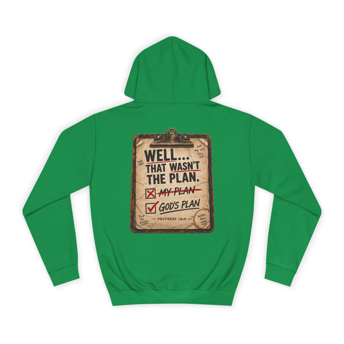 College Hoodie — Plan