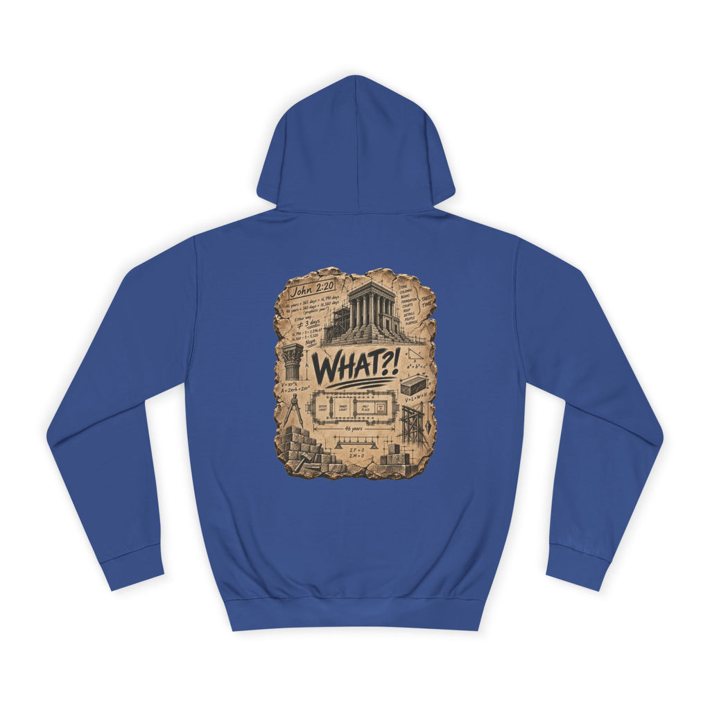 College Hoodie — What?
