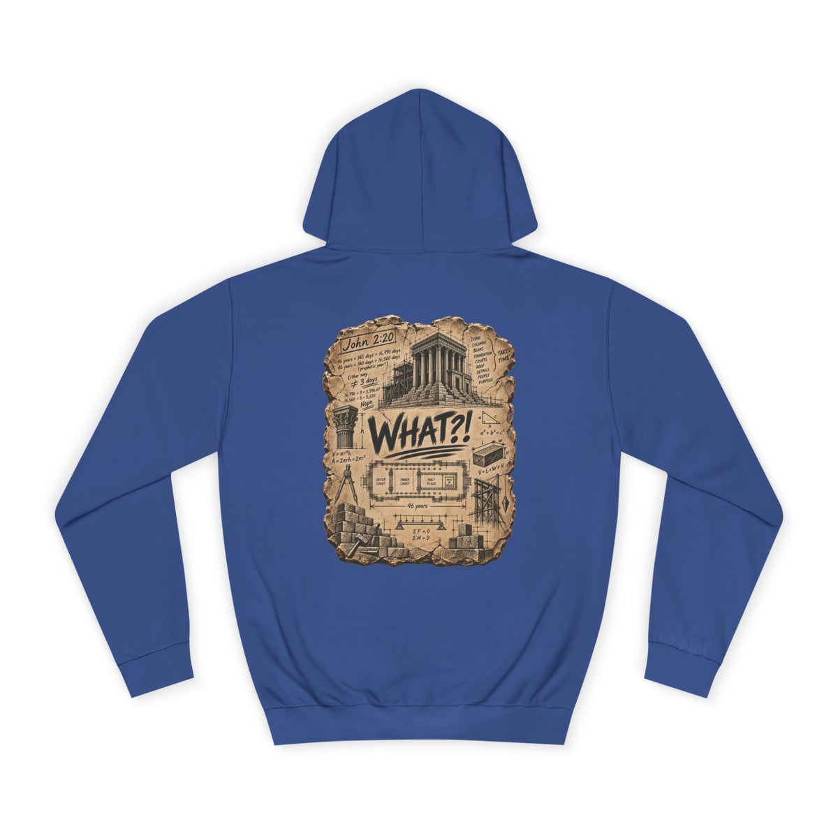 College Hoodie — What?