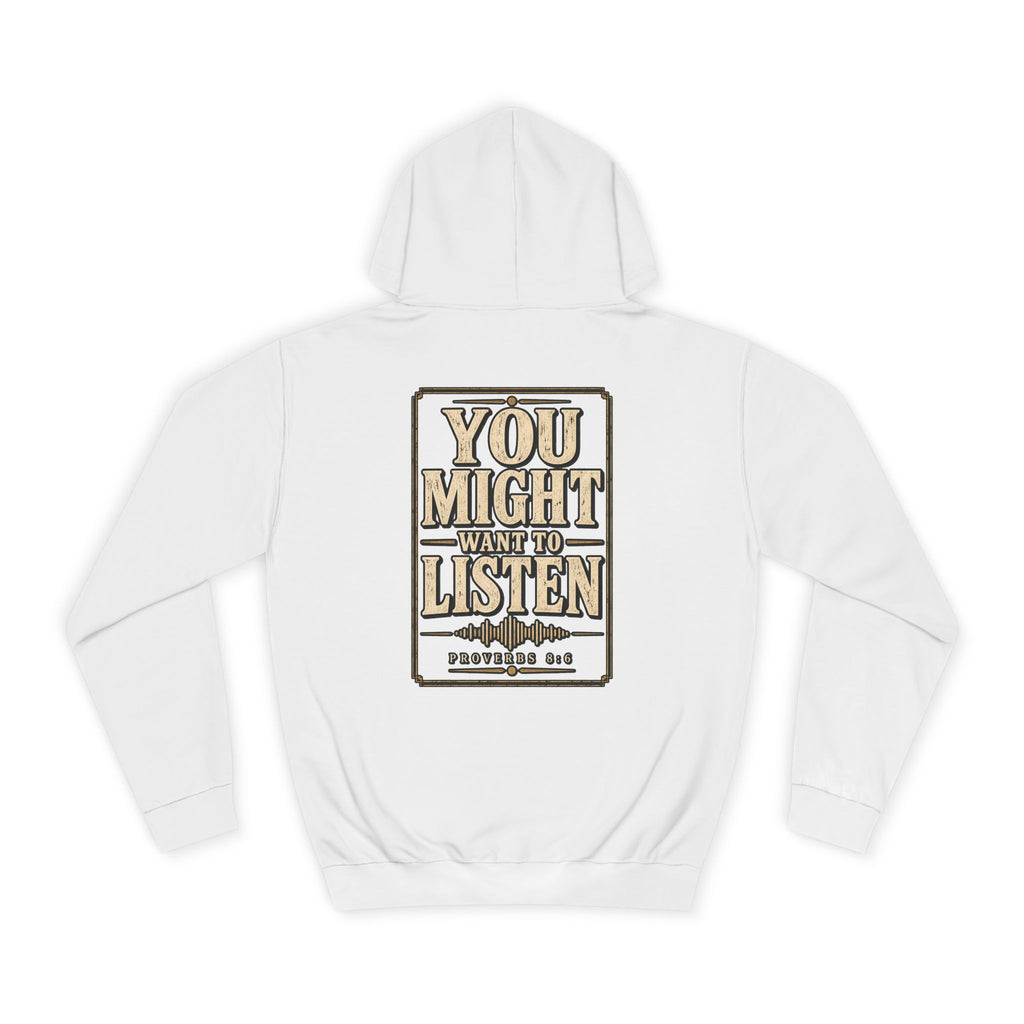 College Hoodie — Listen