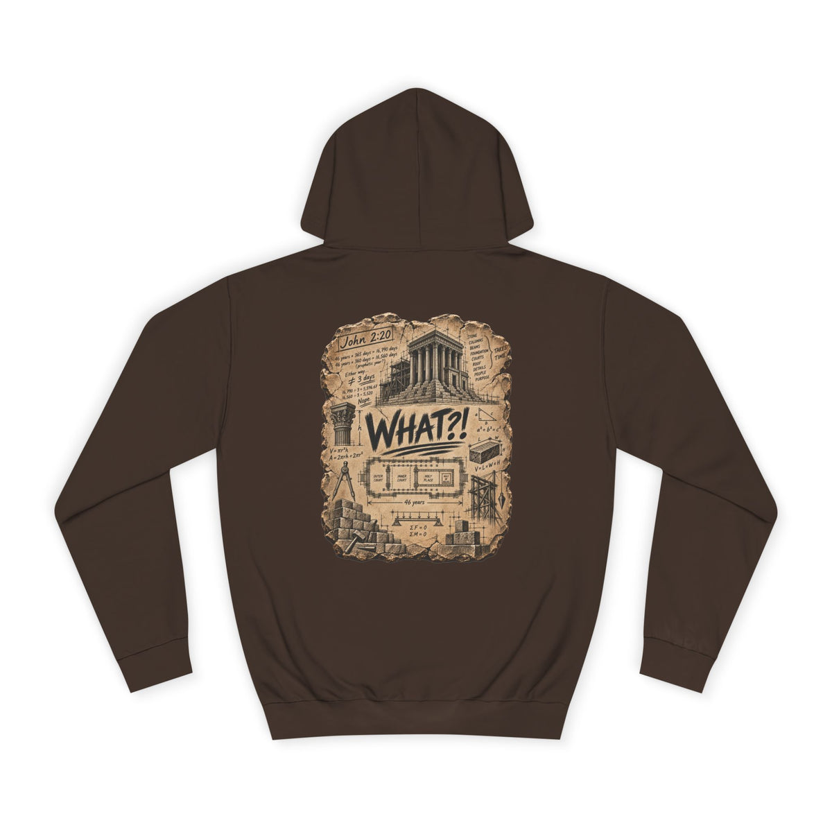 College Hoodie — What?