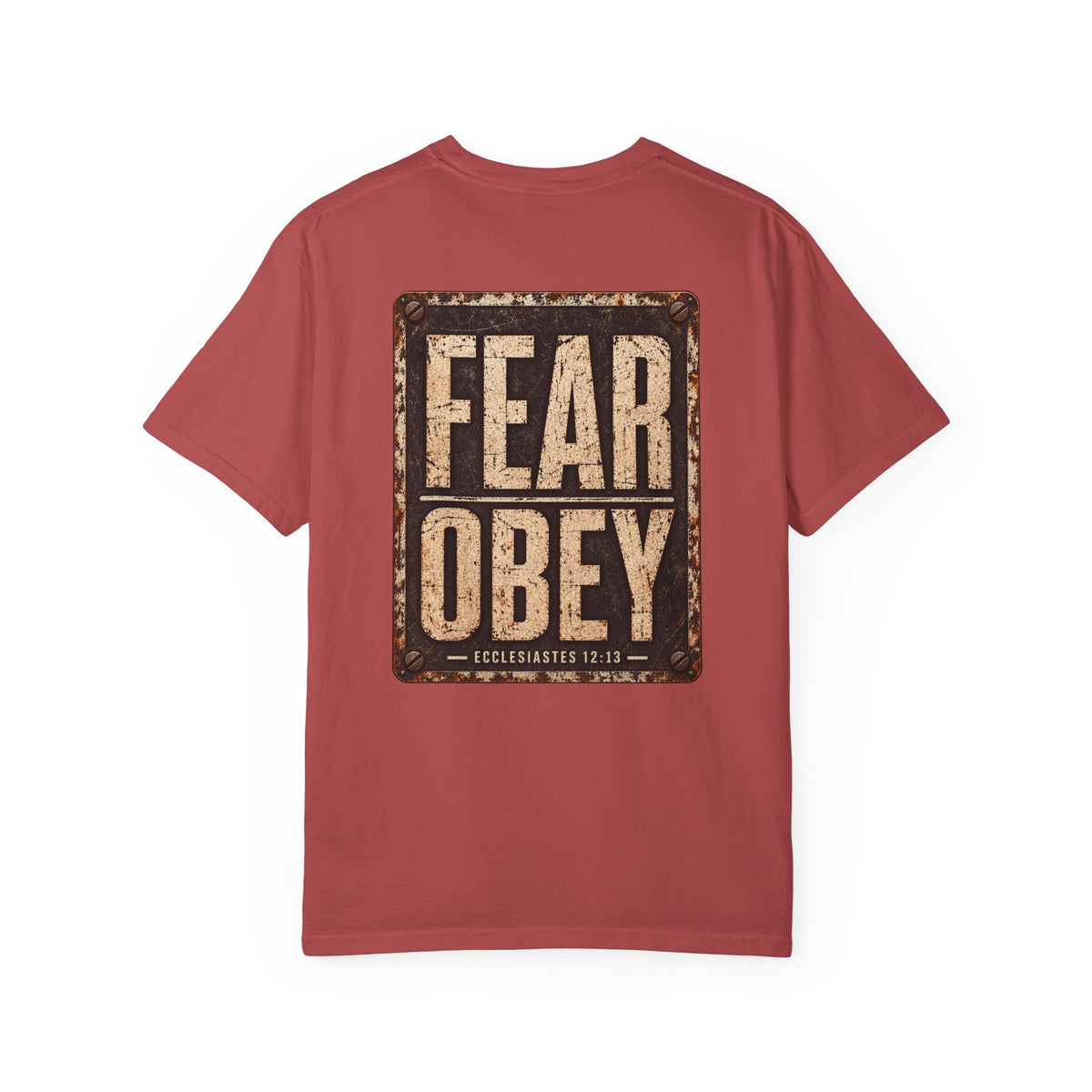 Garment Dyed T-shirt - Fear Obey