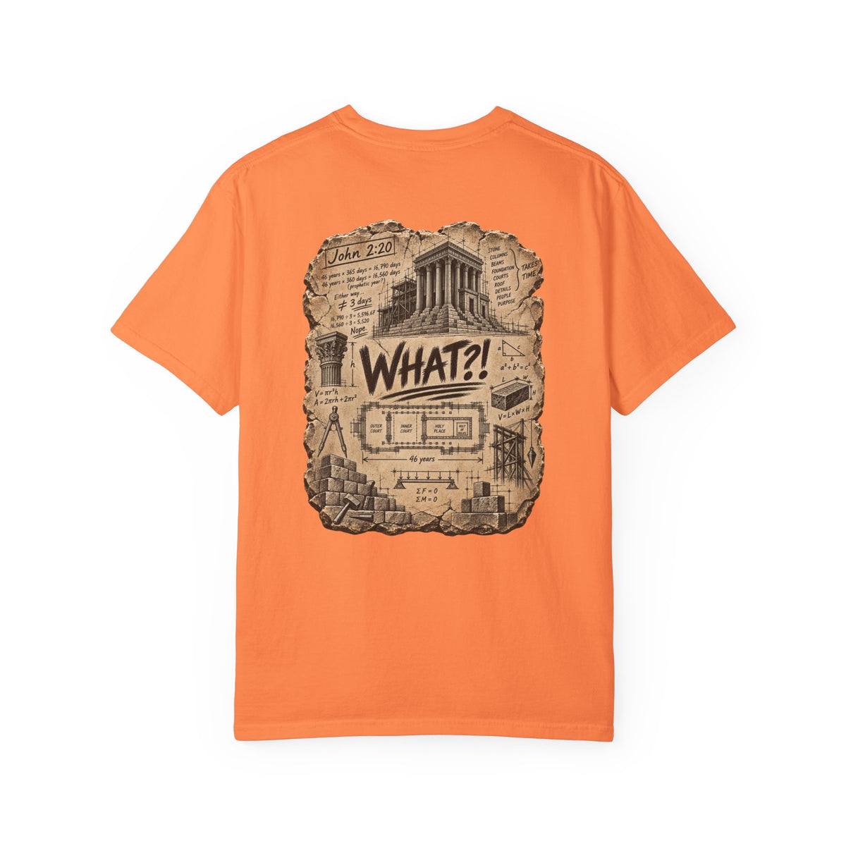 Garment Dyed T-shirt - What?