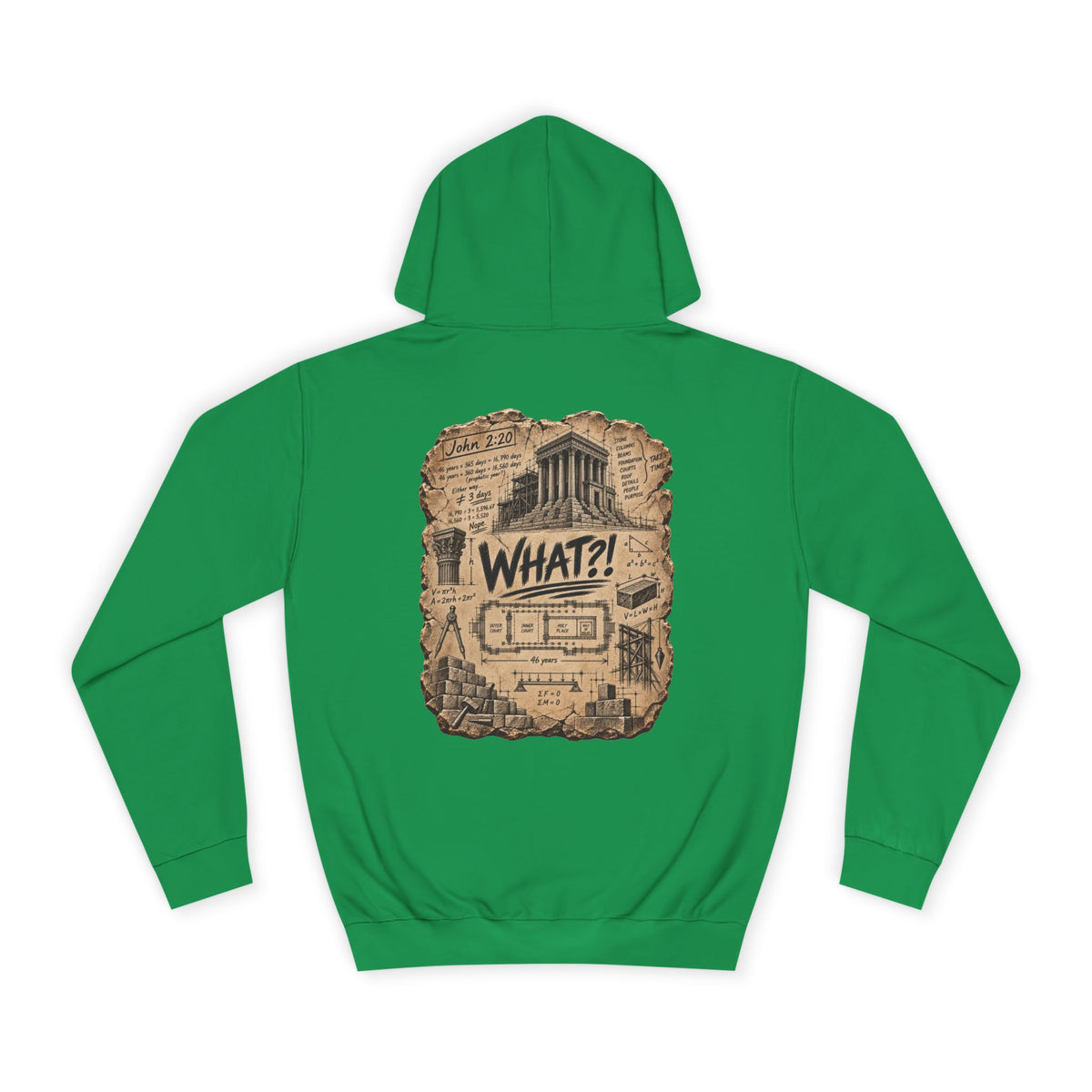 College Hoodie — What?