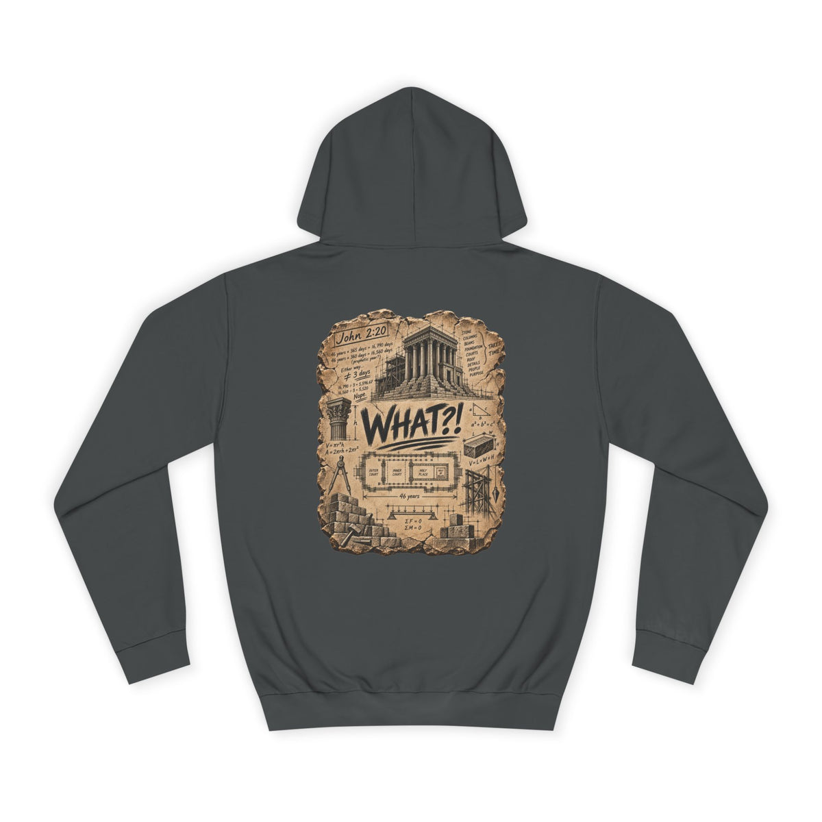 College Hoodie — What?